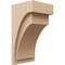 Ekena Millwork 10"W x 10"D x 20"H Wide Rivera Rough Cedar Woodgrain TimberThane Corbel, Primed Tan CORUR10X10X20RIVRCPR - alternate 1